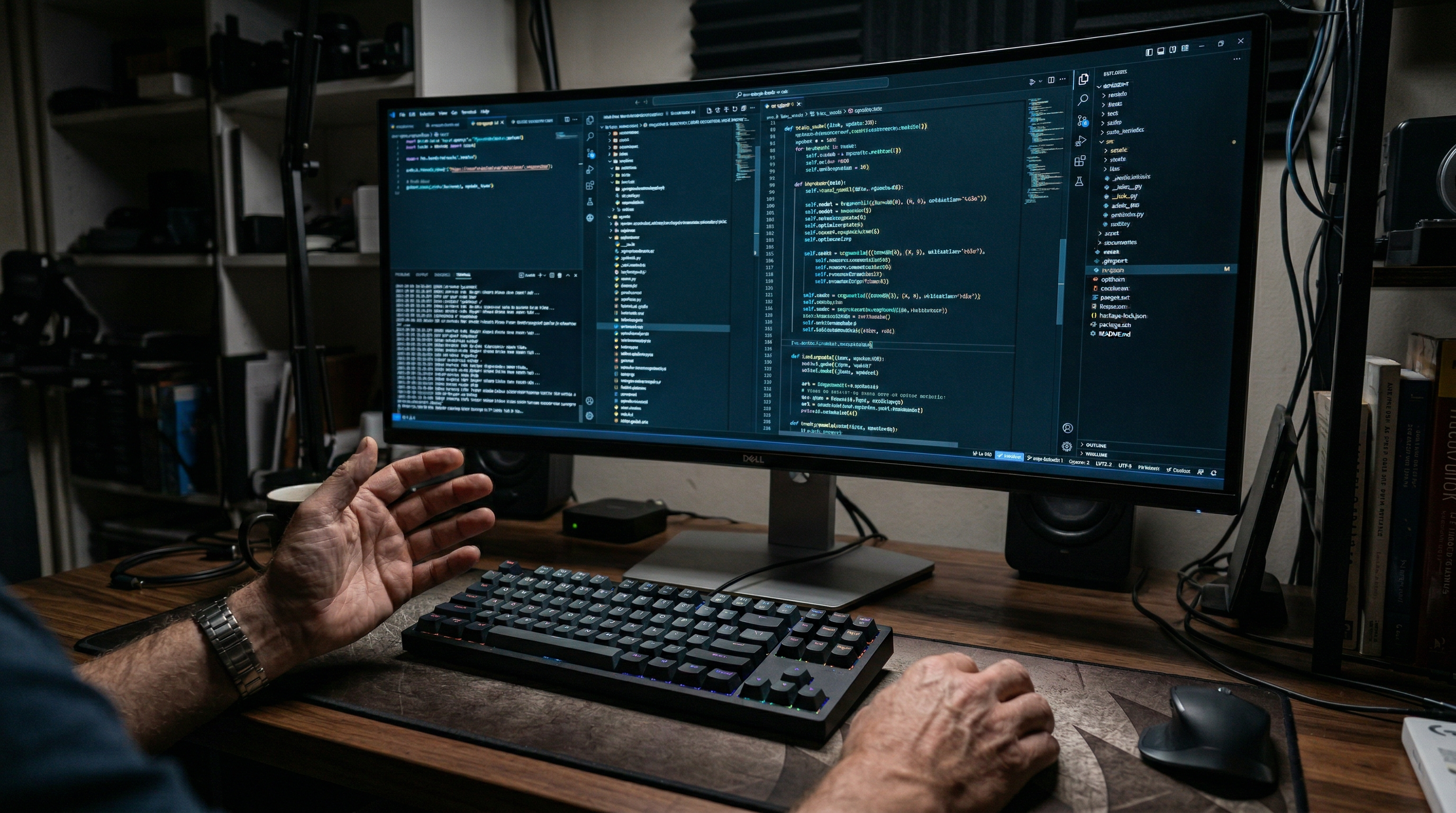 Illustration for: Beyond the Autocomplete: How AI Agents Are Rewriting the Developer Workflow